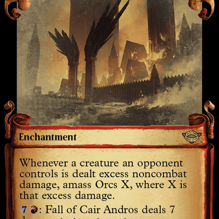 Fall of Cair Andros [The Lord of the Rings: Tales of Middle-Earth Showcase Scrolls]