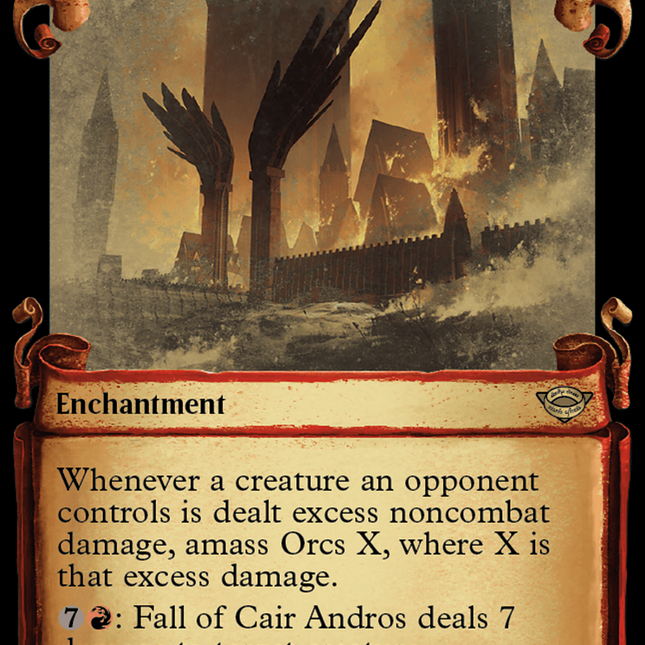 Fall of Cair Andros [The Lord of the Rings: Tales of Middle-Earth Showcase Scrolls]