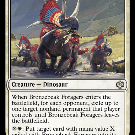 Bronzebeak Foragers [The Lost Caverns of Ixalan Commander]