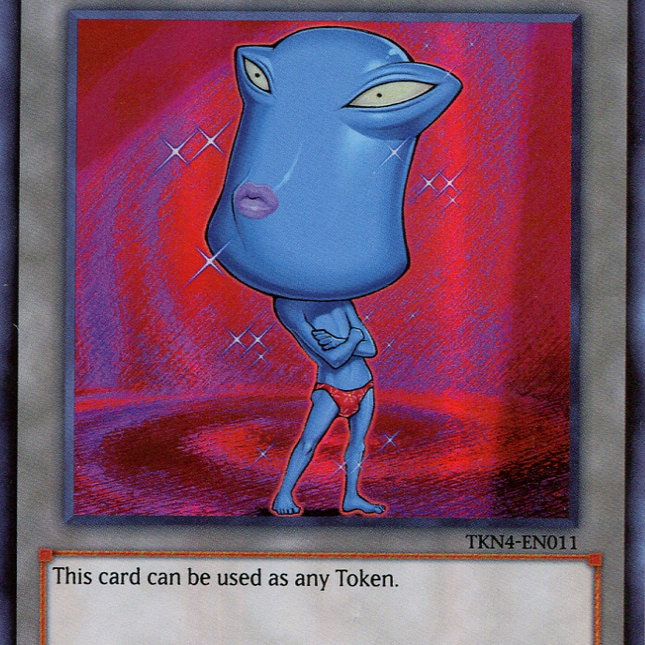 Ojama Token (Blue) [TKN4-EN011] Super Rare