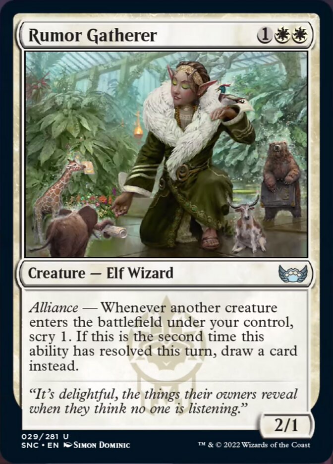 Rumor Gatherer [Streets of New Capenna] – TokenMTG