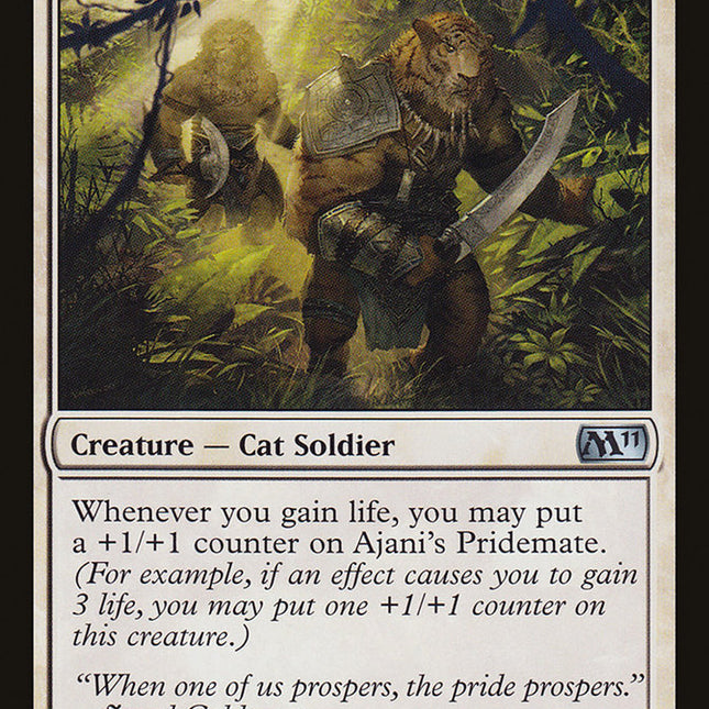 Ajani's Pridemate [Magic 2011]