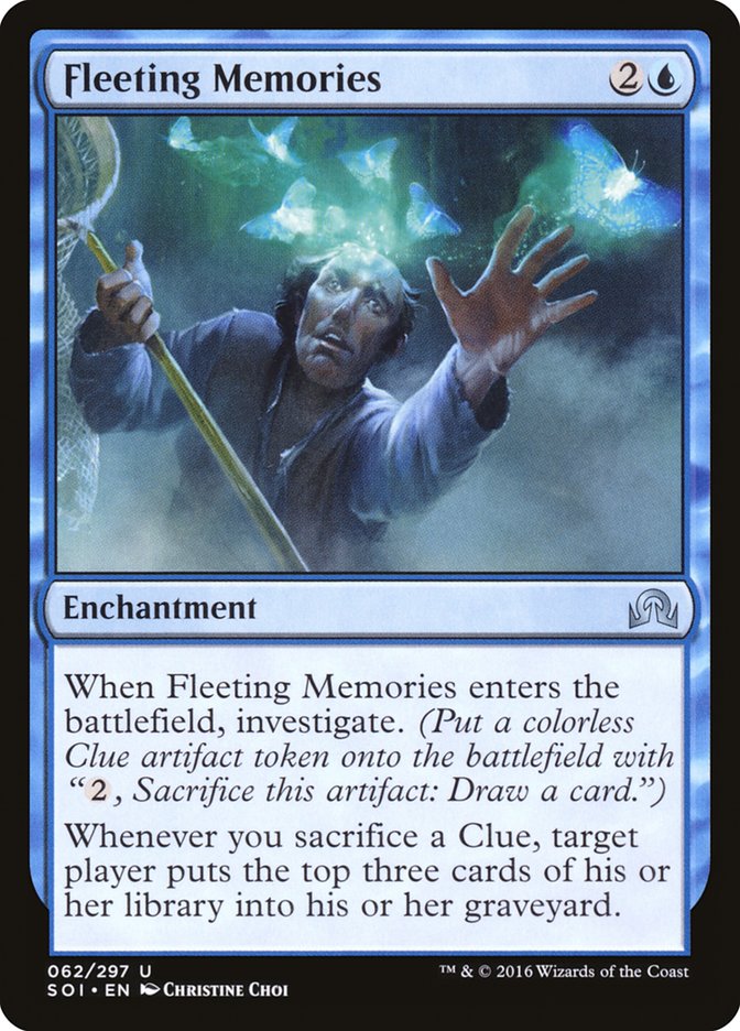 mtg sacrifice an artifact draw a card Fleeting Memories [Shadows over Innistrad] – TokenMTG