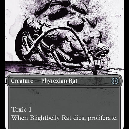 Blightbelly Rat (Showcase Ichor Step-and-Compleat Foil) [Phyrexia: All Will Be One]