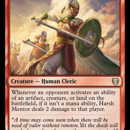 Harsh Mentor [The Lord of the Rings: Tales of Middle-Earth Commander]
