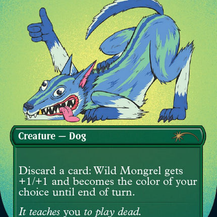 Wild Mongrel (Borderless) [Secret Lair 30th Anniversary Countdown Kit]