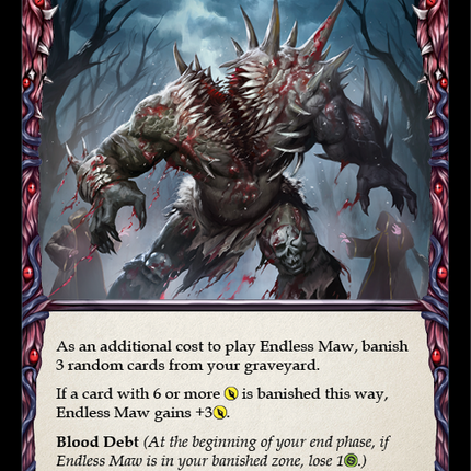 Endless Maw (Yellow) [U-MON127] (Monarch Unlimited)  Unlimited Normal