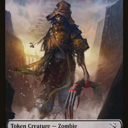 Elemental (02) // Zombie Double-Sided Token [March of the Machine Tokens]