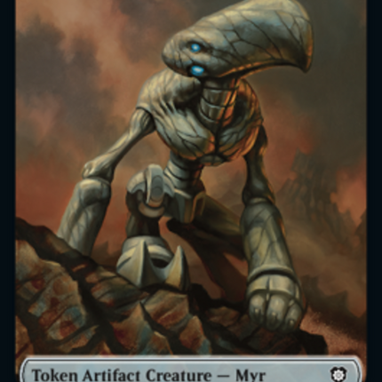 Myr // Servo Double-Sided Token [The Brothers' War Commander Tokens]