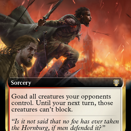 Taunt from the Rampart (Extended Art) [The Lord of the Rings: Tales of Middle-Earth Commander]