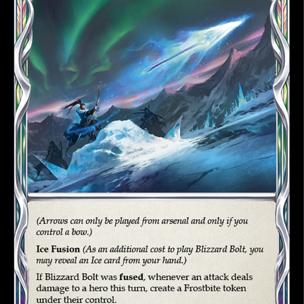 Blizzard Bolt (Red) [U-ELE044] (Tales of Aria Unlimited)  Unlimited Rainbow Foil