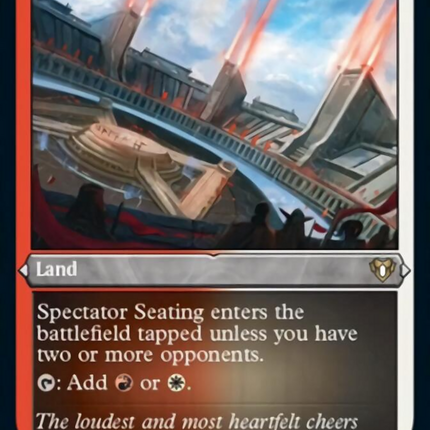 Spectator Seating (Foil Etched) [Commander Masters]