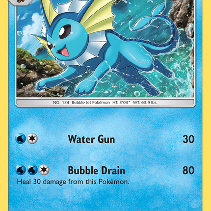 Vaporeon (18/68) [Sun & Moon: Hidden Fates]