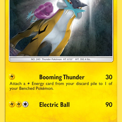Raikou (32/73) (Lets Play, Pikachu Cracked Ice Holo) (Theme Deck Exclusive) [Sun & Moon: Shining Legends]