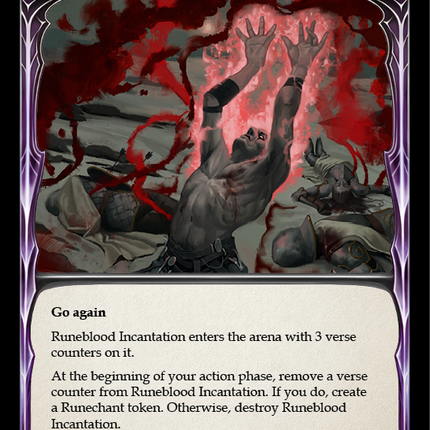 Runeblood Incantation (Red) [EVR107] (Everfest)  1st Edition Normal