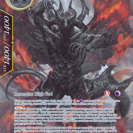 Satan, God of the Fallen (Full Art) (DBV-099) [The Decisive Battle of Valhalla]