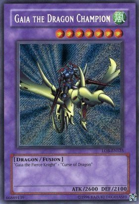 yugioh card gaia the dragon champion Amazon.com: Yu-Gi-Oh! - (DLG1-EN023) - Dark Legends - Unlimited Edition 2100 Gaia The Fierce Knight + Curse of Dragon Authentic 1999 Edition LOB-125 "Gaia